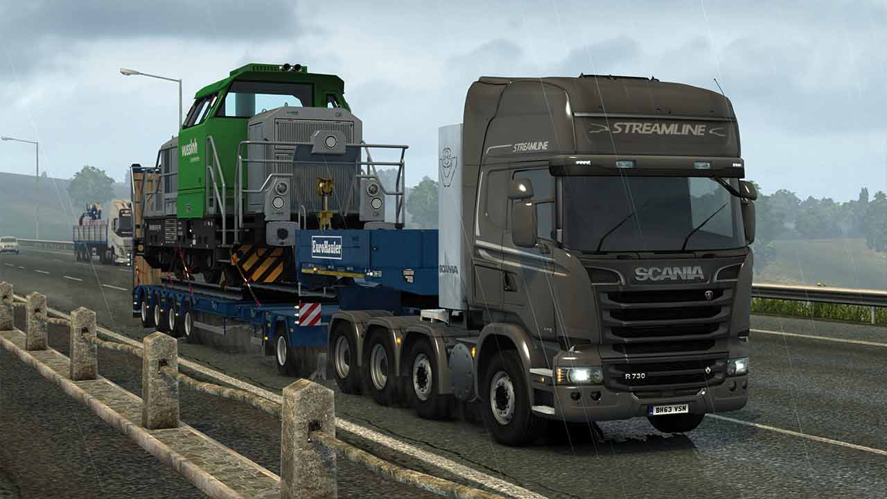 لعبة محاكي الشاحنات الأوروبية Truck Simulator 2 للموبايل