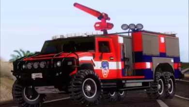 مود سيارة إطفاء همر Bus Simulator Indonesia - HUMMER H2 8 مود سيارة إطفاء همر Bus Simulator Indonesia - HUMMER H2