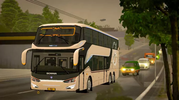 مود سيارة Bus Simulator Indonesia - SR2 Scania Tronton XHD Prime