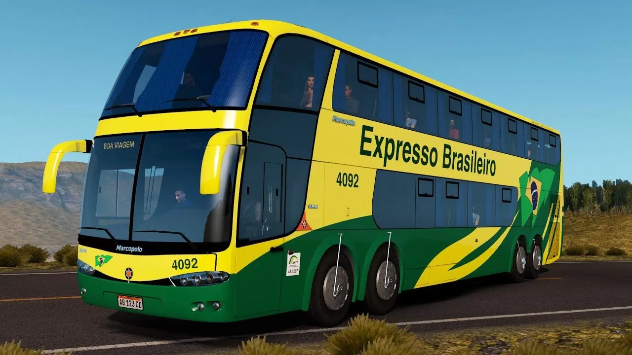 مود سيارة سكانيا Bus Simulator Indonesia - Marcopolo Paradiso G6