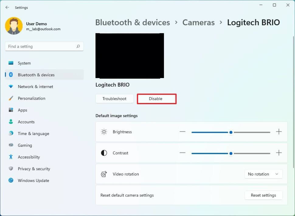 كيف تستطيع إدارة إعدادات كاميرا الويب على Windows 11